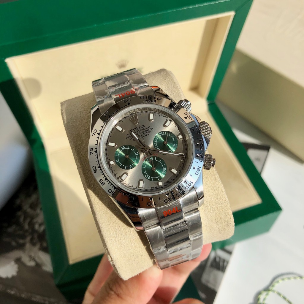 Rolex Daytona Chronograph Luxury Watch, 40mm Stainless Steel Case, Caliber 4130 Movement, Stainless Steel Oyster Bracelet