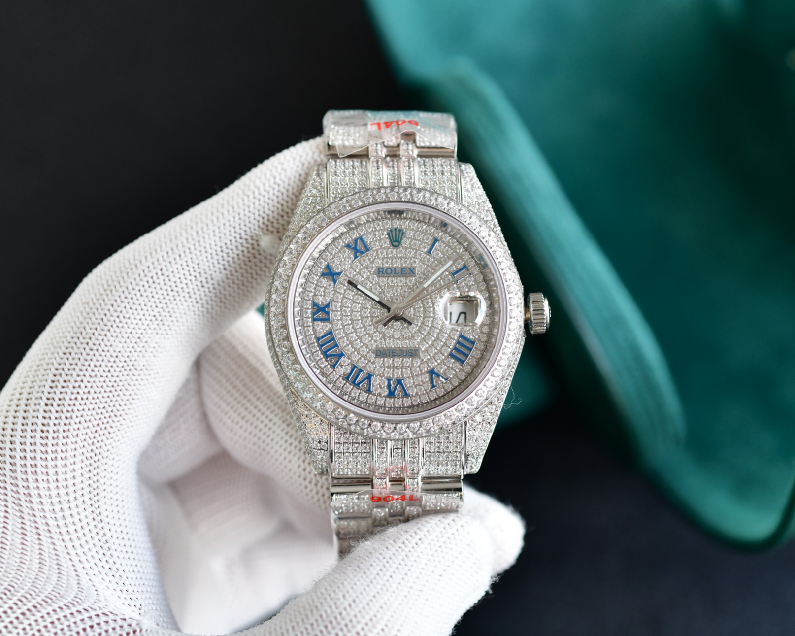Rolex Datejust Luxury Watch, 41mm Stainless Steel Case with Diamond Bezel, Calibre 3235 Movement, Diamond - Set Jubilee Bracelet