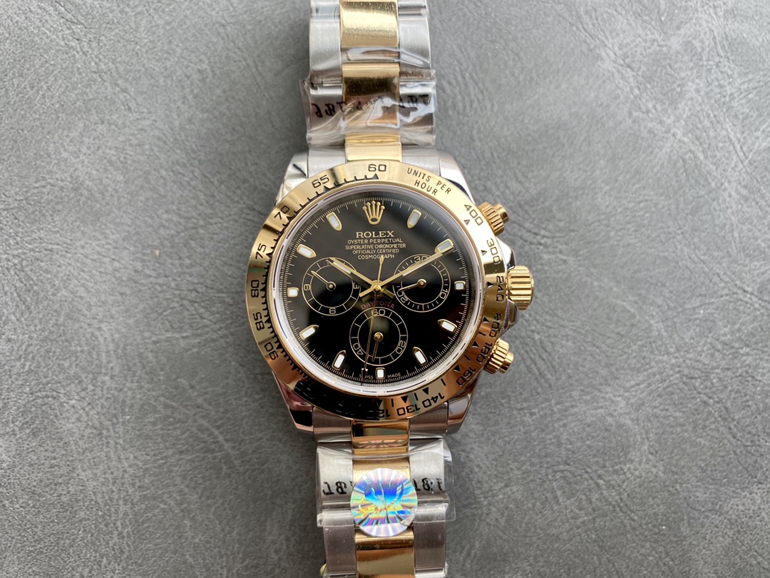 Rolex Cosmograph Daytona Luxury Watch, 40mm Stainless Steel & 18K Gold Case, Calibre 4130 Movement, Two - Tone Oyster Bracelet