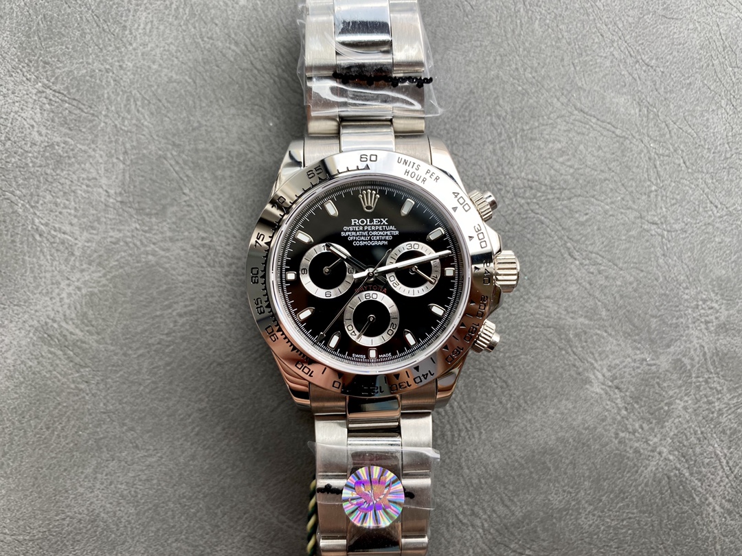 Rolex Cosmograph Daytona Luxury Watch, 40mm Stainless Steel Case, Calibre 4130 Movement, Stainless Steel Oyster Bracelet