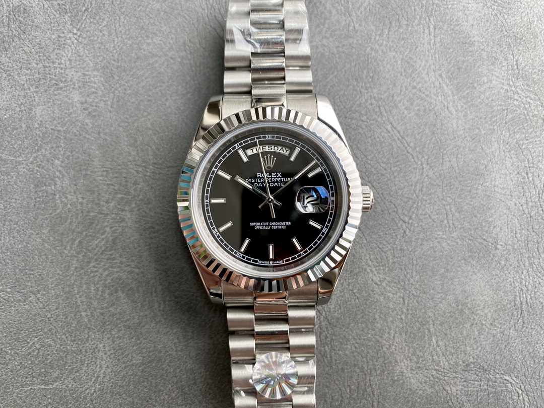 Rolex Day - Date Luxury Watch, 40mm Stainless Steel & 18K Gold Case, Calibre 3255 Movement, Stainless Steel President Bracelet