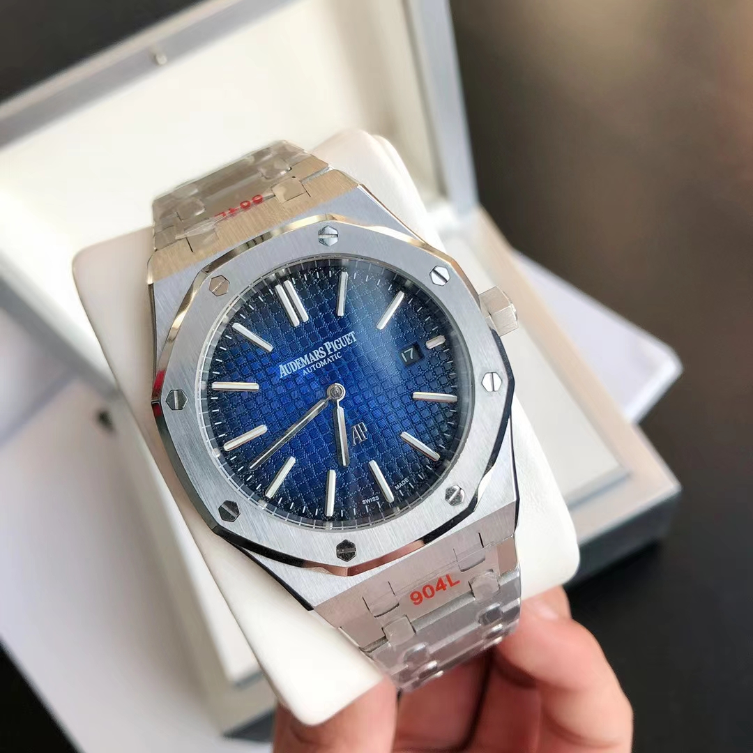 Audemars Piguet Royal Oak Luxury Watch, 41mm Stainless Steel Case, Caliber 4302 Movement, Stainless Steel Bracelet