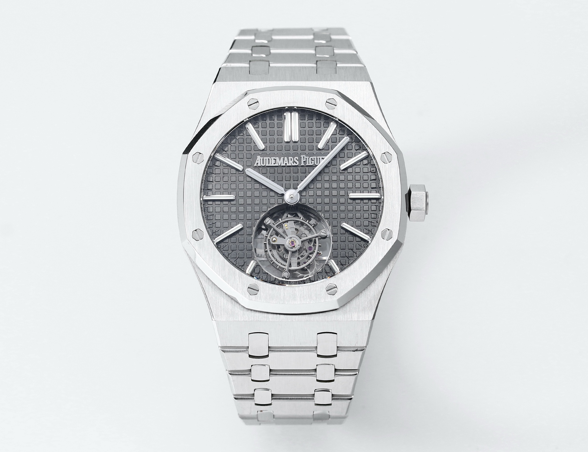 Audemars Piguet Royal Oak Tourbillon Luxury Watch, 41mm Stainless Steel Case, Tourbillon Automatic Movement, Stainless Steel Strap