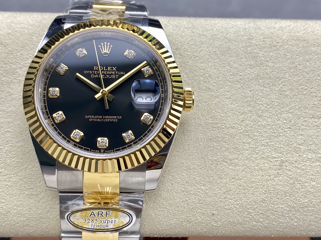 Rolex Oyster Perpetual Datejust 41mm Stainless Steel & 18K Yellow Gold Automatic Watch (Caliber 3285)