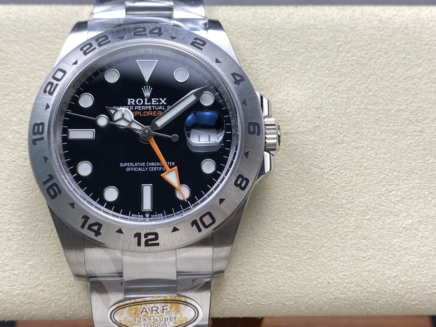 Rolex Explorer II 42mm Stainless Steel Automatic Watch (Caliber 3285)