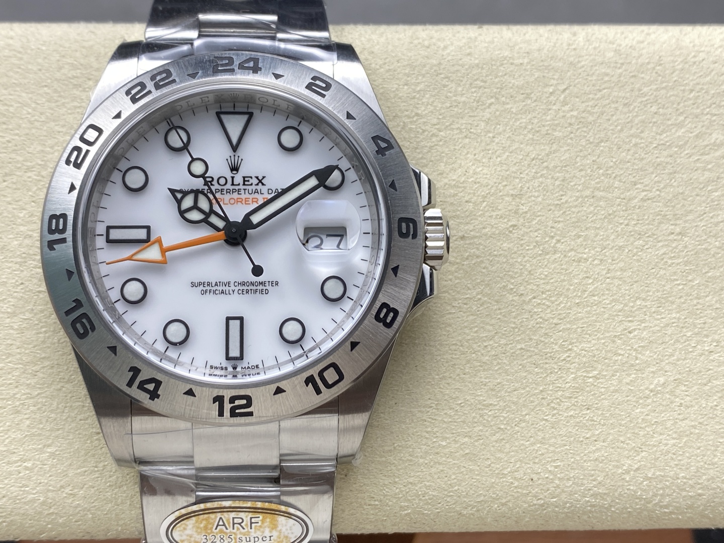 Rolex Explorer II 42mm Stainless Steel Automatic Watch (Caliber 3285)