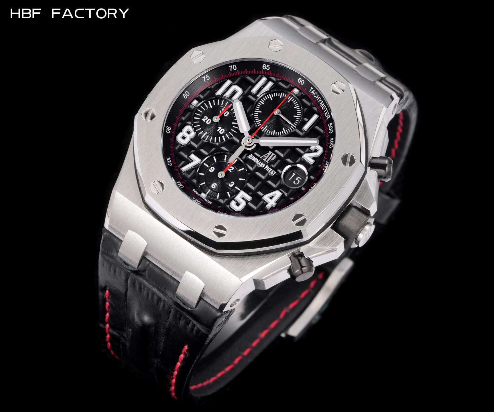 Audemars Piguet Royal Oak Offshore ~42mm Stainless Steel Automatic Chronograph Watch (Caliber 3126/3840)