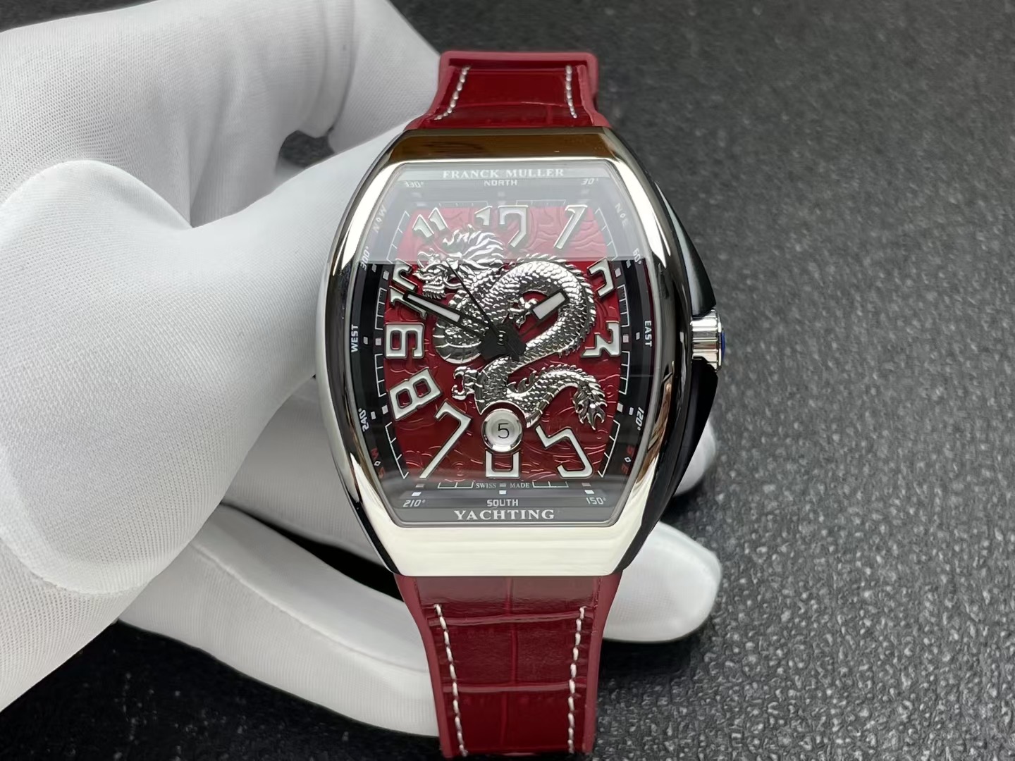 Franck Muller Vanguard Yachting Dragon King ~45mm Stainless Steel Limited Edition Automatic Watch (Caliber FM Automatic)