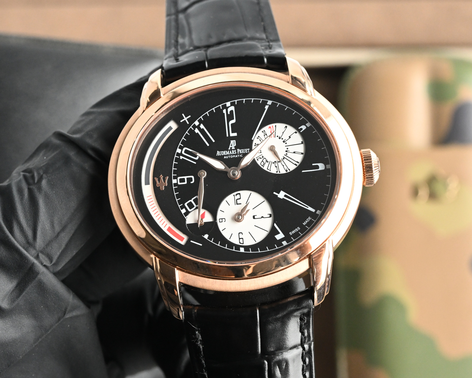 Audemars Piguet Millenary ~47mm Stainless Steel Maserati 90th Anniversary Limited Edition Automatic Watch (Caliber 2329)