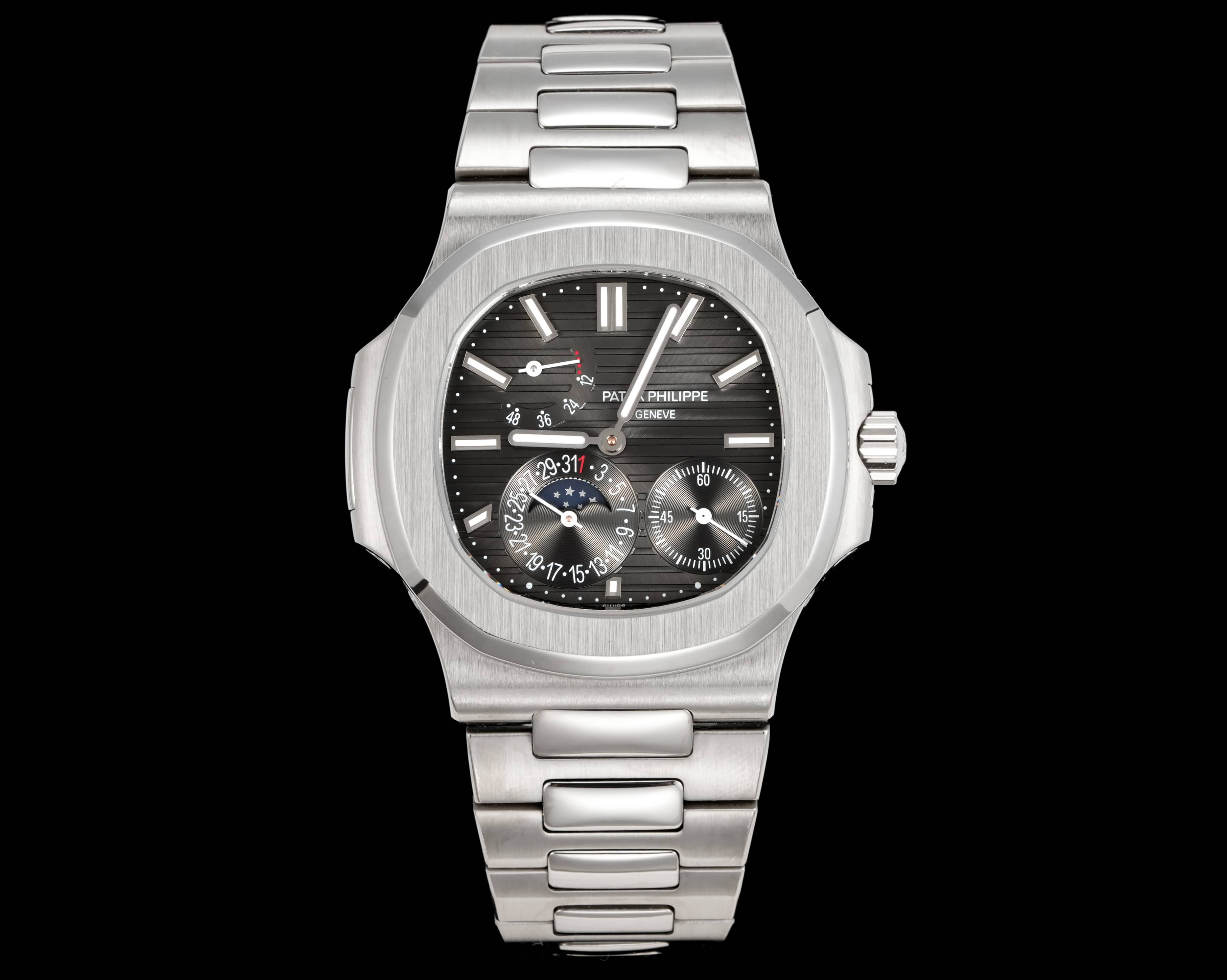Patek Philippe Nautilus ~40mm Stainless Steel Automatic Perpetual Calendar Watch (Caliber 240)