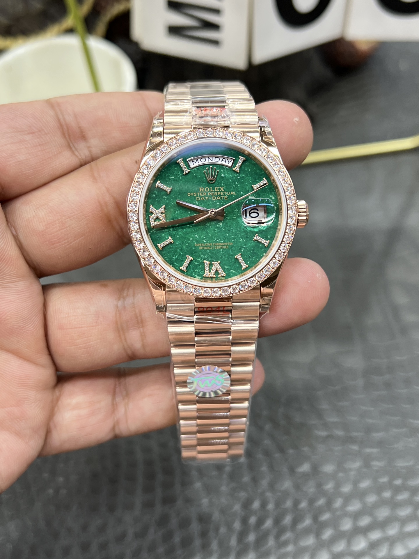 Rolex Day-Date ~40mm 18K Rose Gold Automatic Watch (Caliber 3255)