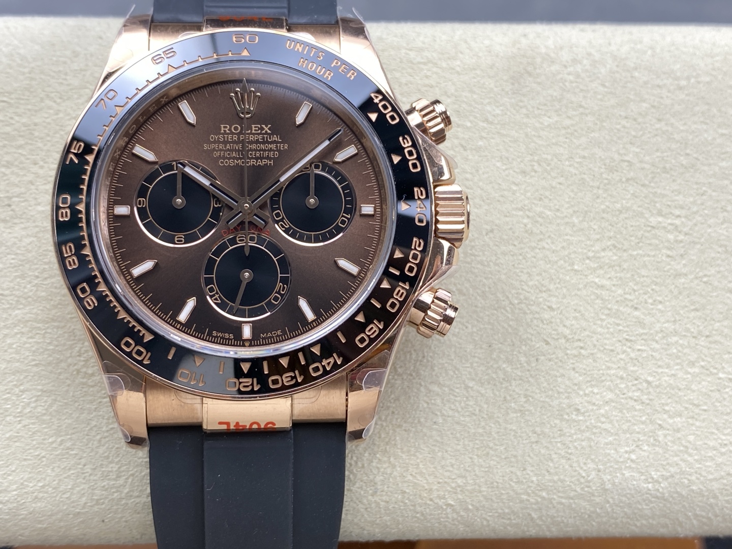 Rolex Daytona ~40mm 18K Rose Gold Automatic Chronograph Watch (Caliber 4130)