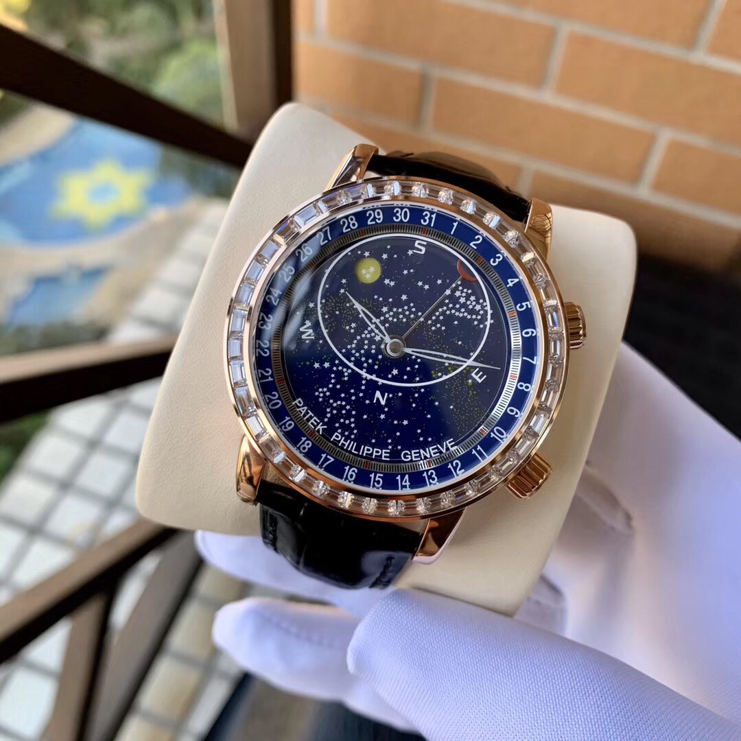 Patek Philippe Celestial ~44mm 18K Rose Gold Diamond-Set Automatic Watch (Caliber 240 LU CL C)