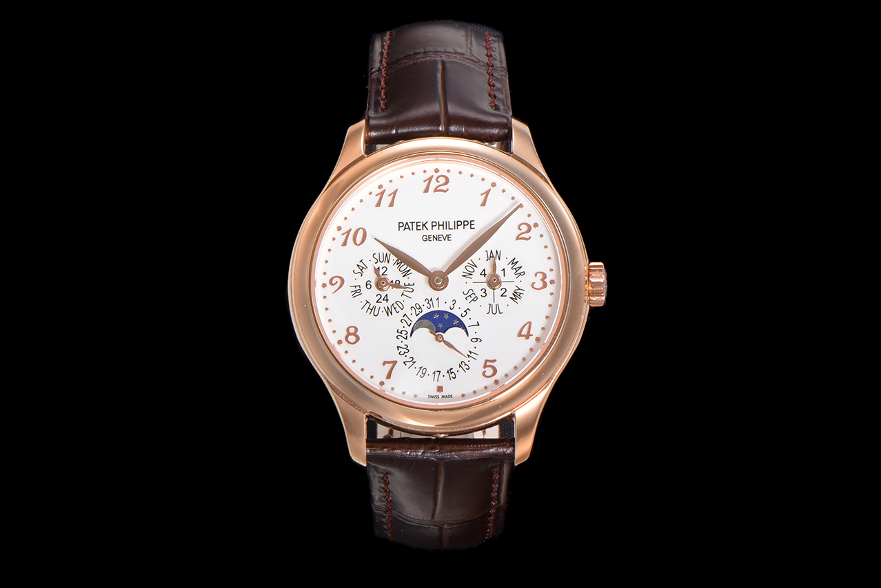 Patek Philippe Perpetual Calendar ~39mm 18K Rose Gold Automatic Watch (Caliber 324 S QR)