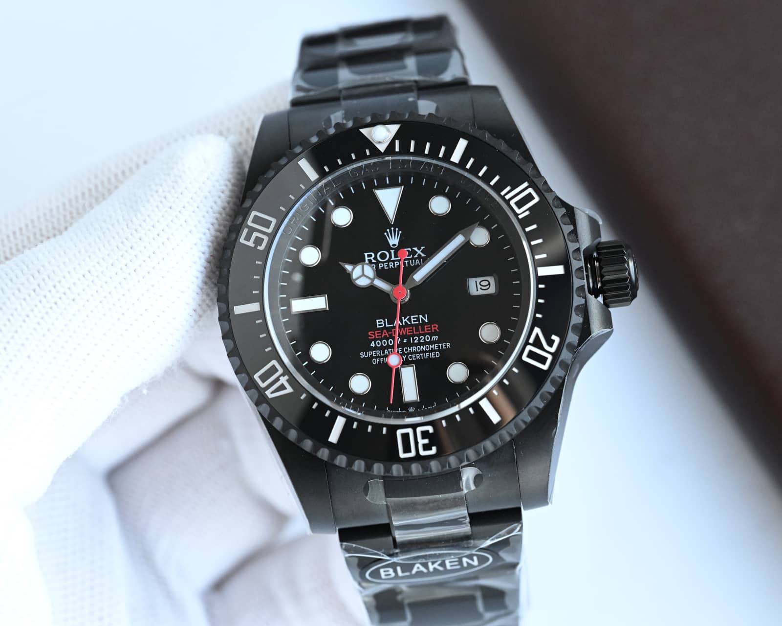 Rolex Sea - Dweller Blaken Limited Edition Automatic Watch (Cal.3235, 44mm)