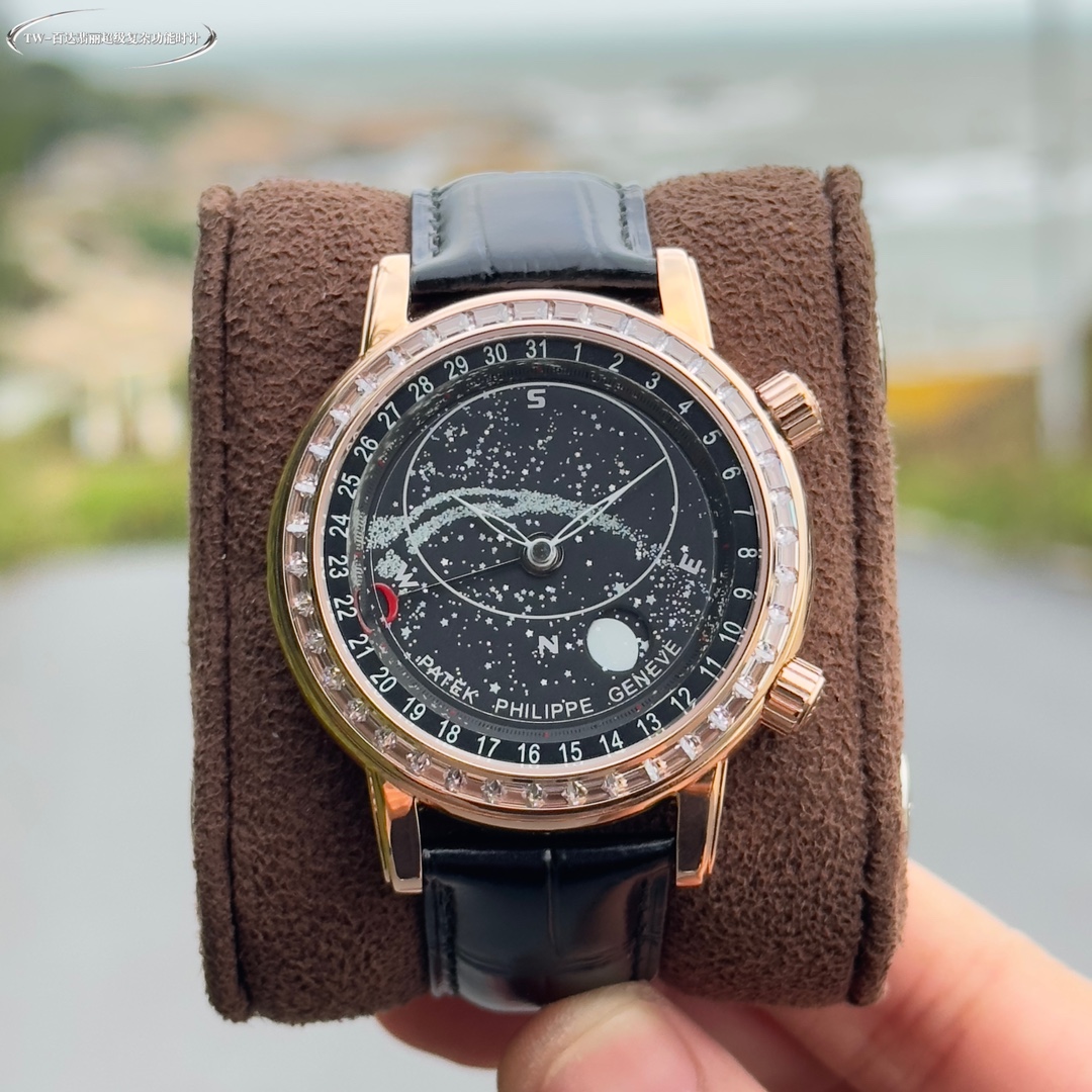 Patek Philippe Celestial Diamond - Bezel Rose Gold Automatic Watch (Cal.240 LU CL C, 44mm)