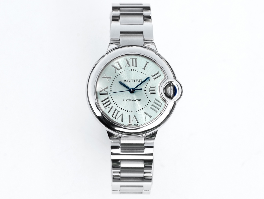 Cartier Ballon Bleu de Cartier ~33mm Stainless Steel Automatic Watch (Caliber 076)