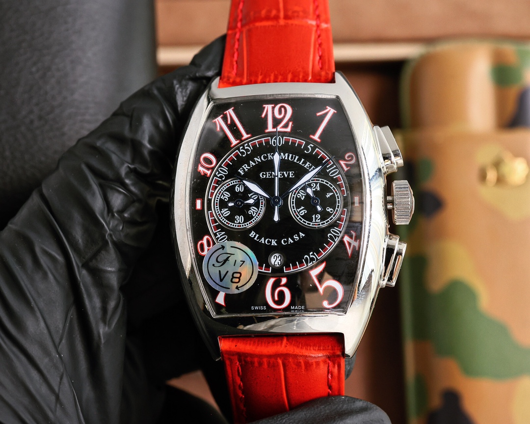Franck Muller Cintrée Curvex Chronograph ~45mm Stainless Steel Automatic Watch (Caliber FM 7000)
