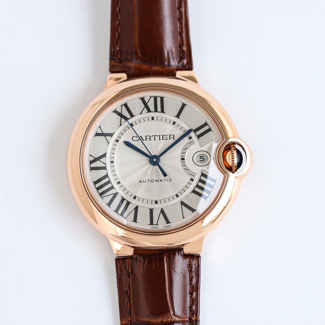 Cartier Ballon Bleu ~42mm 18K Rose Gold Automatic Watch (Caliber 1847 MC)