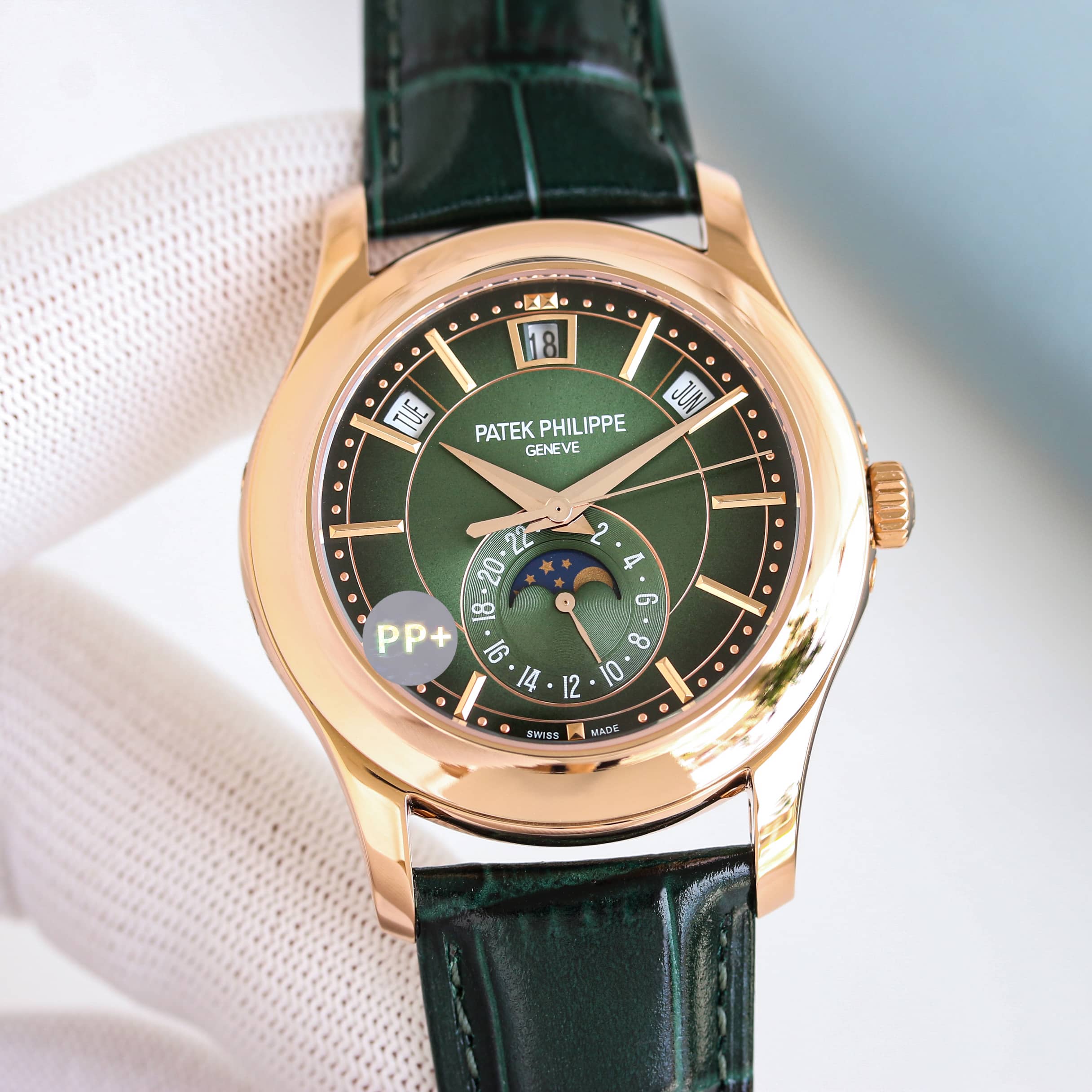 Patek Philippe Complications ~40mm Rose Gold Automatic Watch (Caliber 324 S QA LU 24 H)