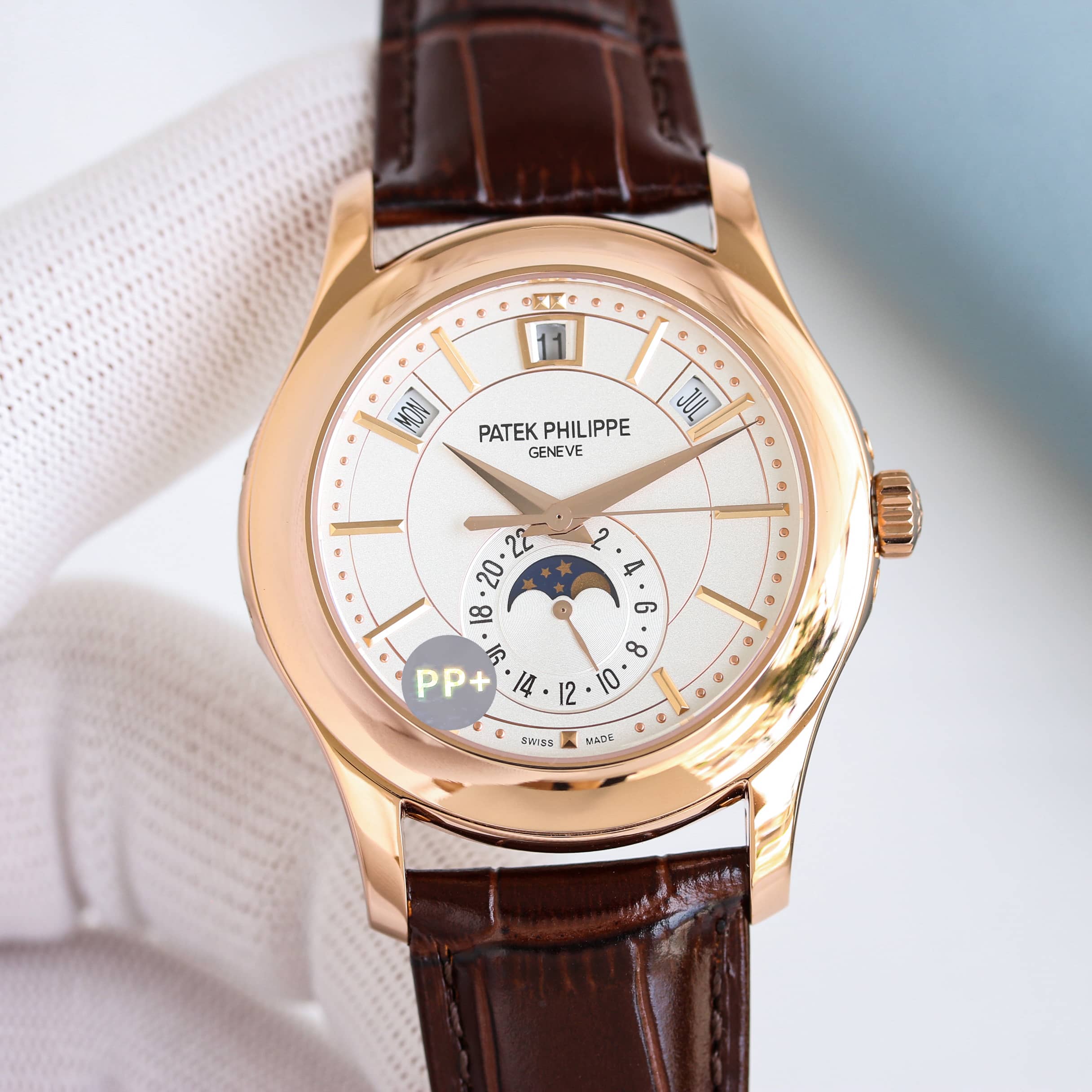 Patek Philippe Complications ~40mm Rose Gold Automatic Watch (Caliber 324 S QA LU 24 H)