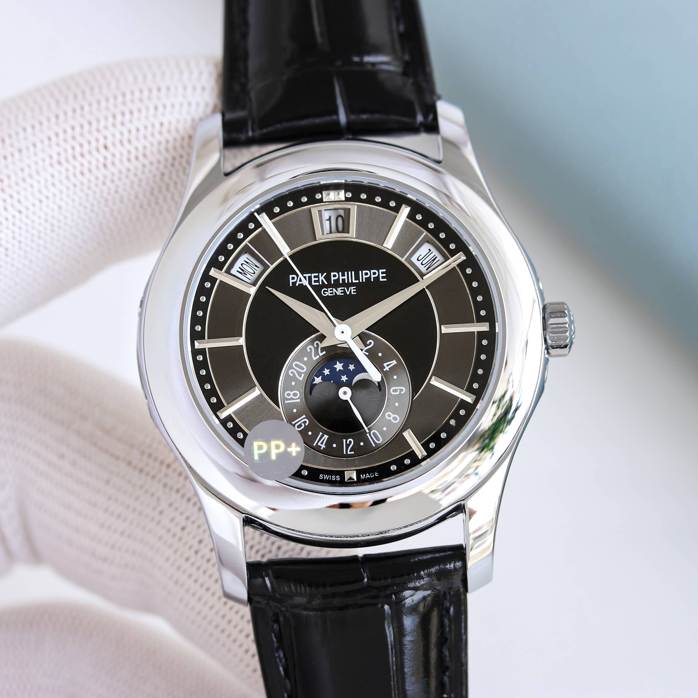 Patek Philippe Complications ~40mm White Gold Automatic Watch (Caliber 324 S QA LU 24 H)