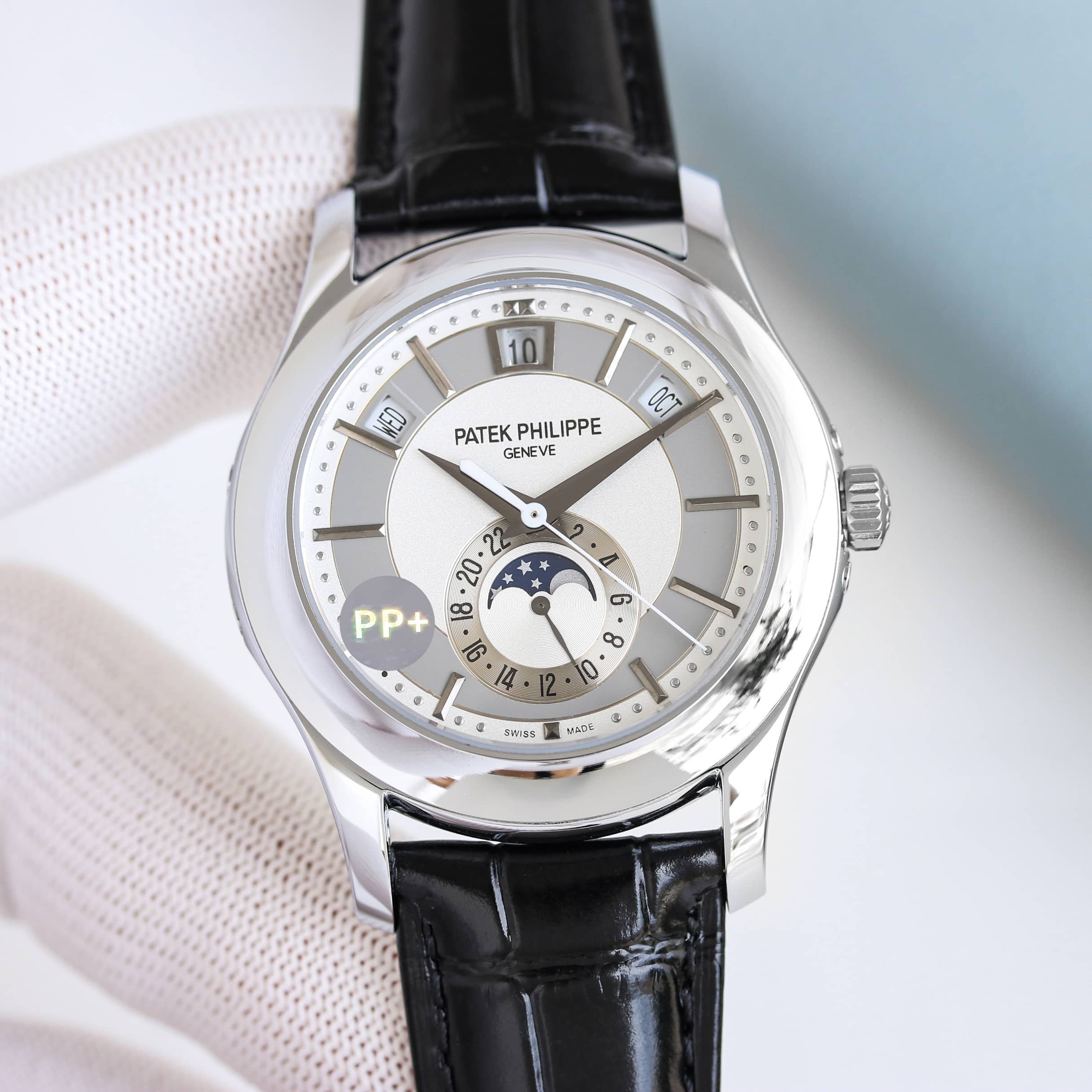 Patek Philippe Complications ~40mm White Gold Automatic Watch (Caliber 324 S QA LU 24 H)