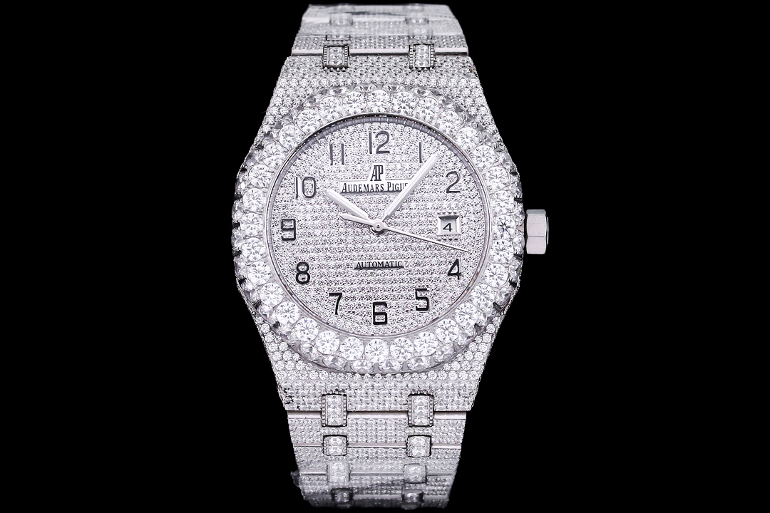 Audemars Piguet Royal Oak 41mm Stainless Steel Diamond Automatic Watch