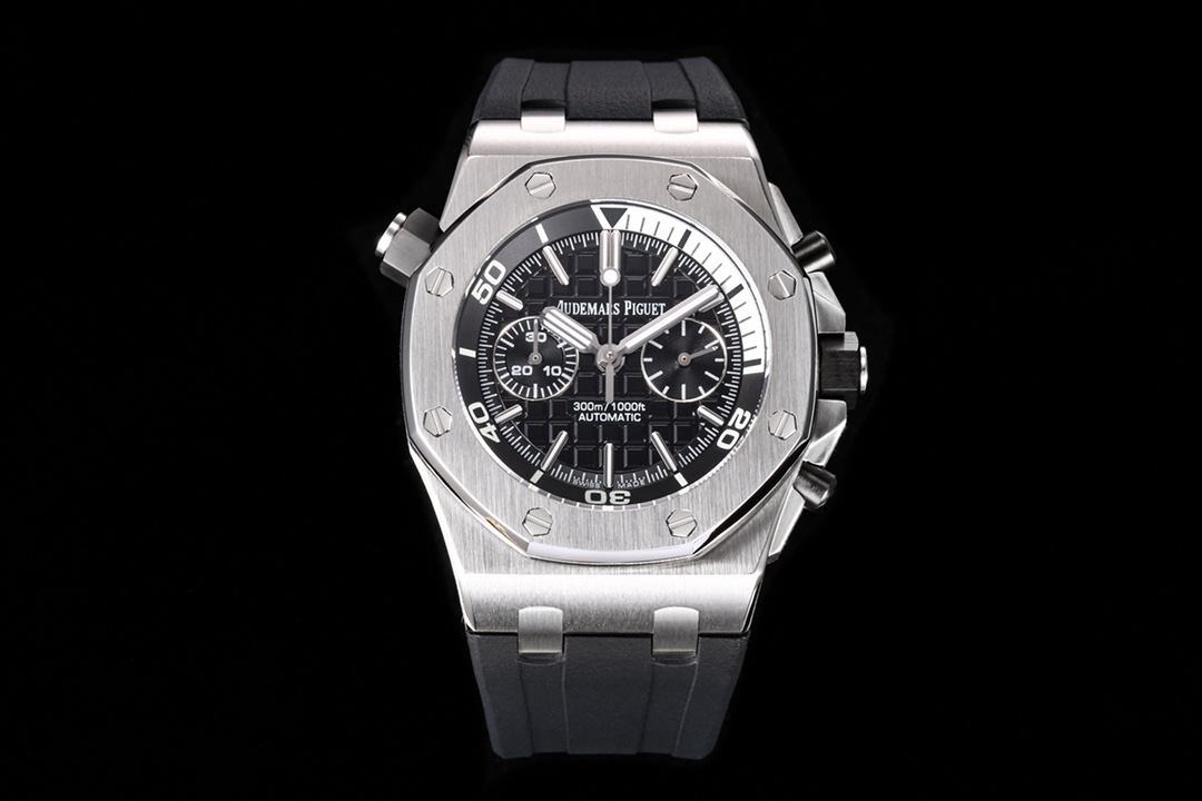 Audemars Piguet Royal Oak Offshore Black Dial Chronograph Watch, 42mm, Calibre 3126/3840 Movement