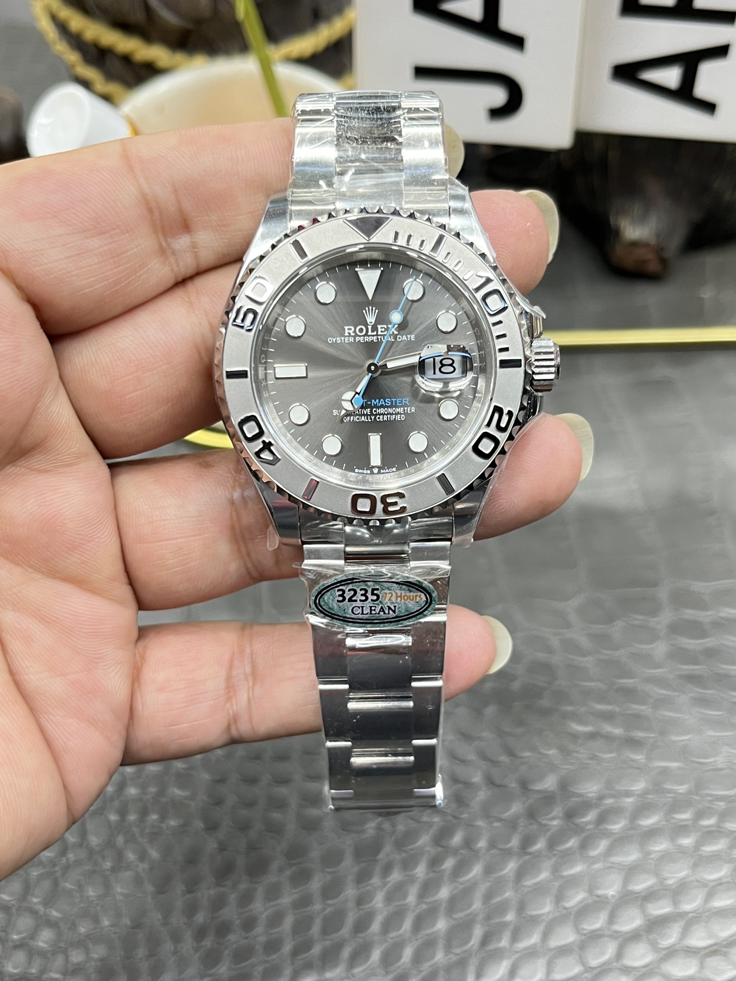 Rolex Yacht - Master Grey Dial Watch, 40mm, Calibre 3235 Movement