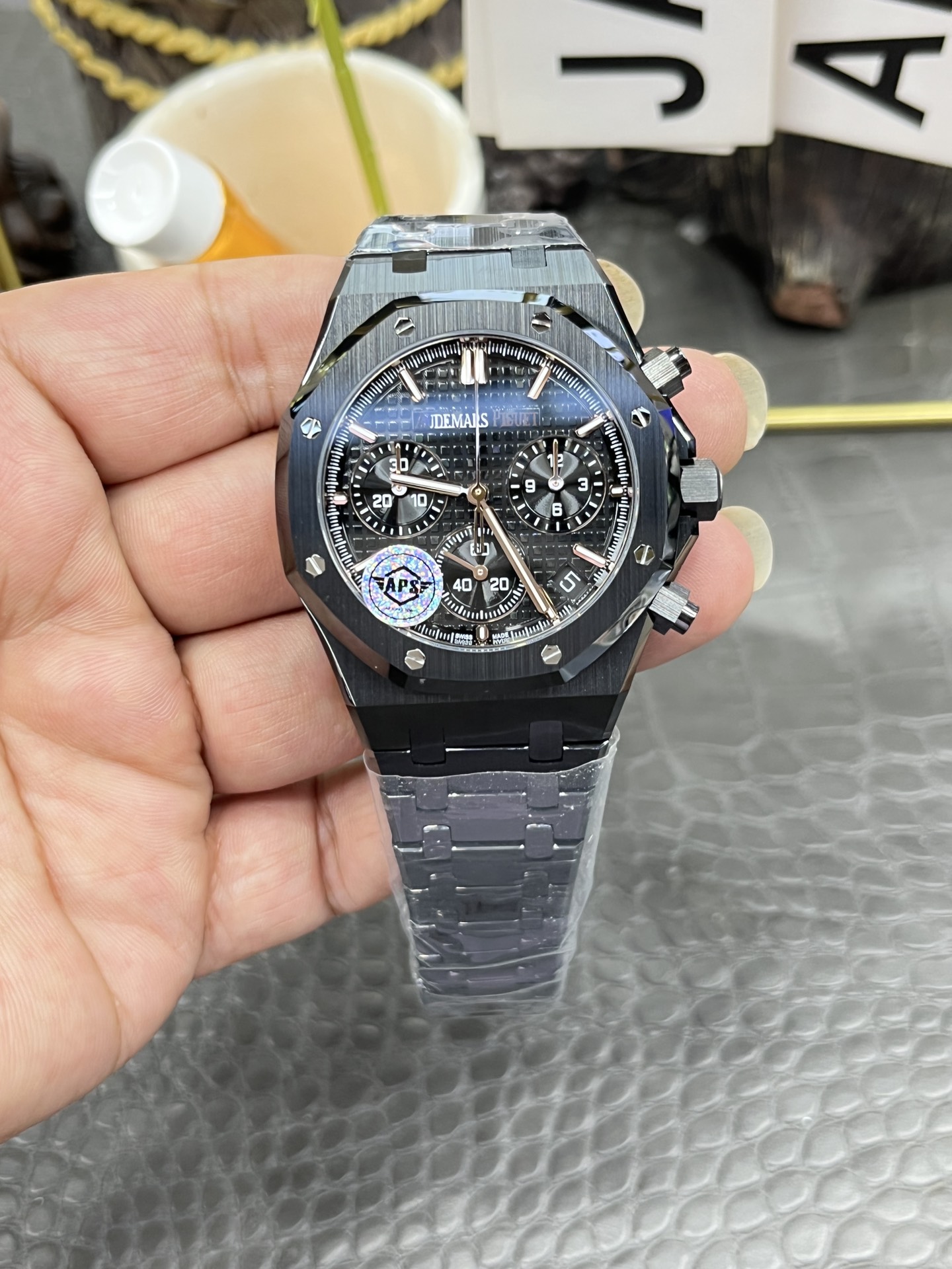 Audemars Piguet Royal Oak Offshore Black Ceramic Chronograph Watch, 41mm, Calibre 4401 Movement