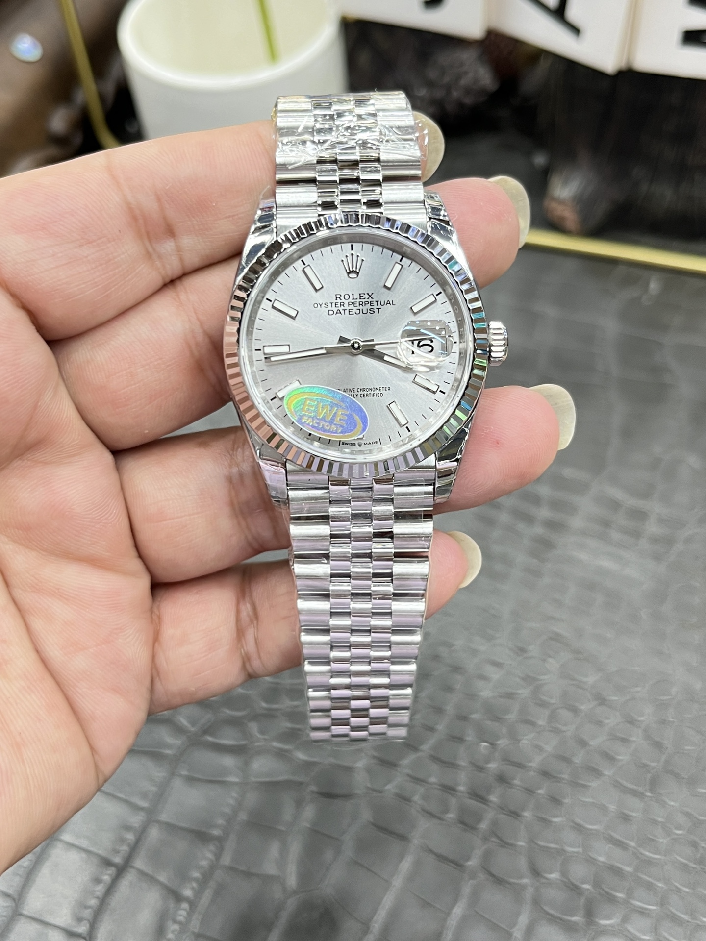 Rolex Datejust Silver Dial Watch, 36mm, Calibre 3235 Movement