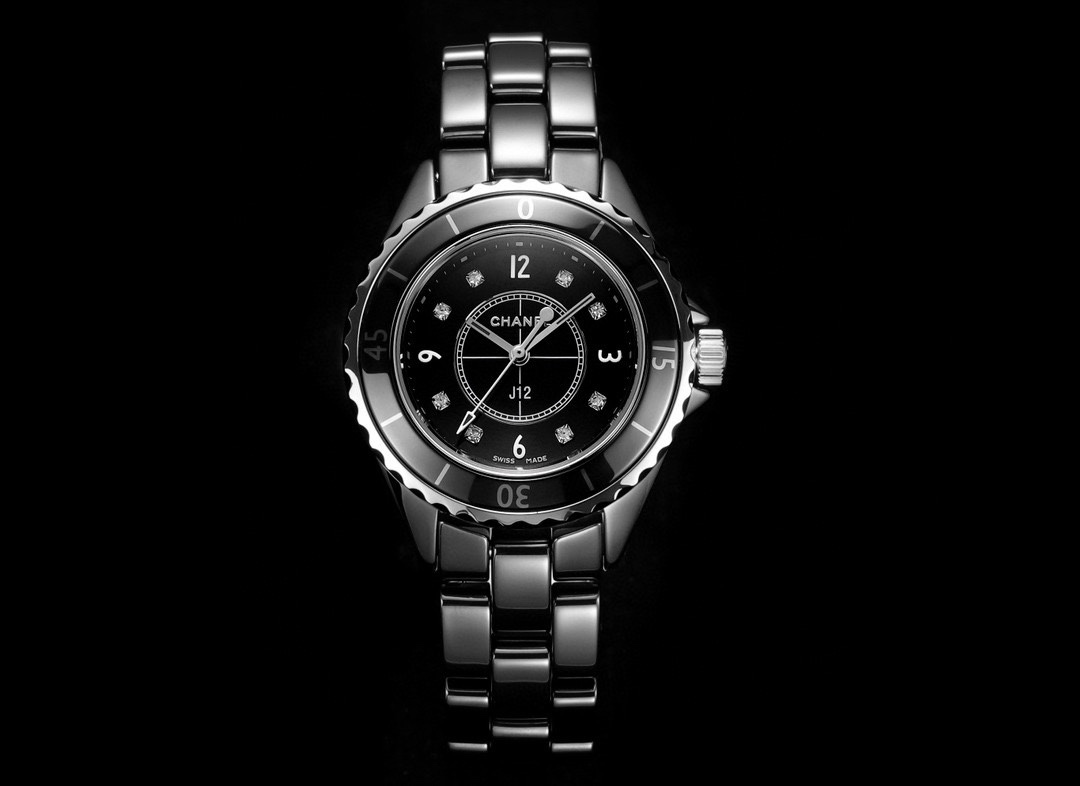 Chanel J12 Diamond - Set Black Dial Watch, 33mm, Calibre 12.2 Movement
