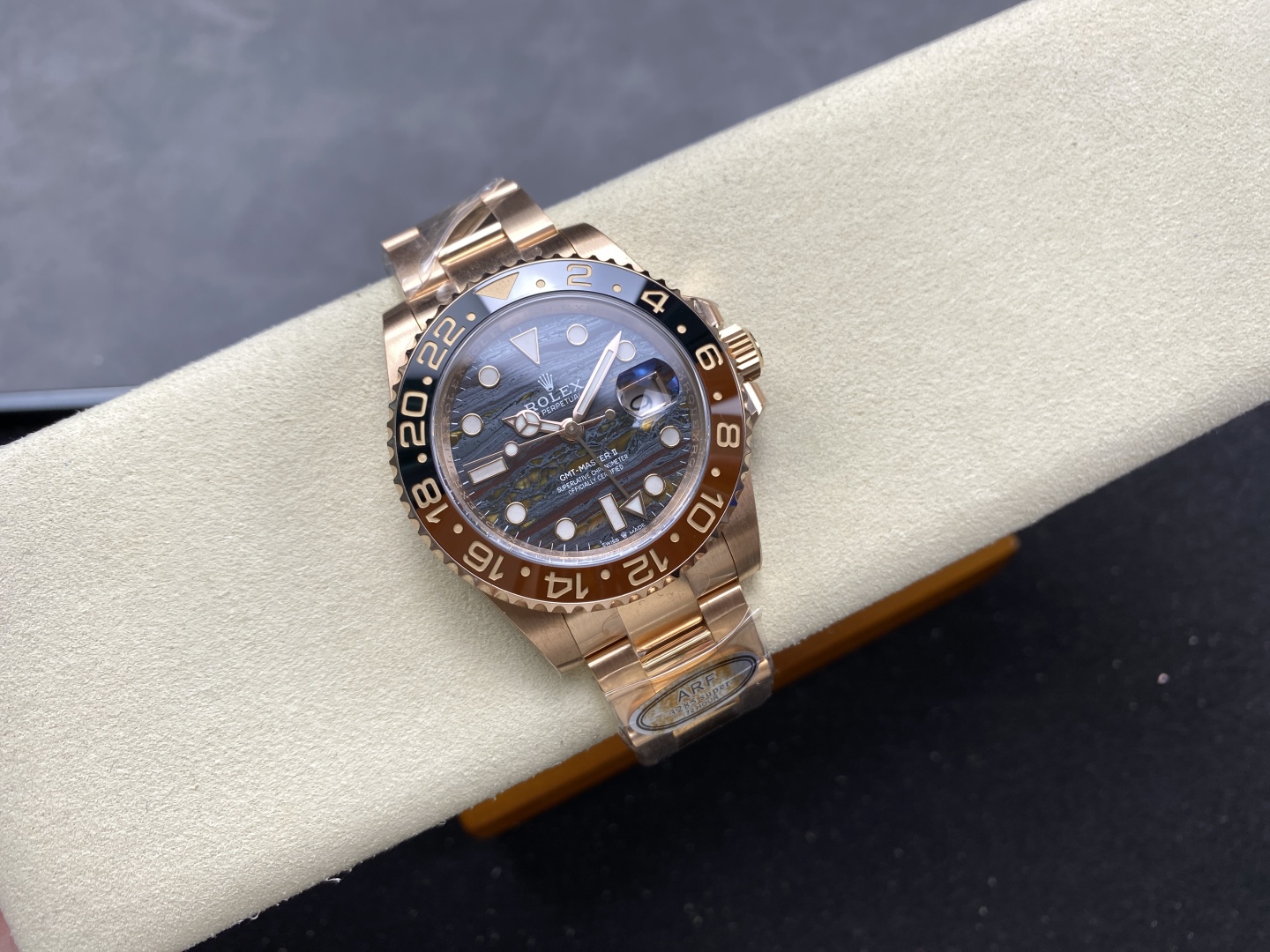 Rolex GMT - Master II Meteorite Dial Rose Gold Watch, 40mm, Automatic Movement