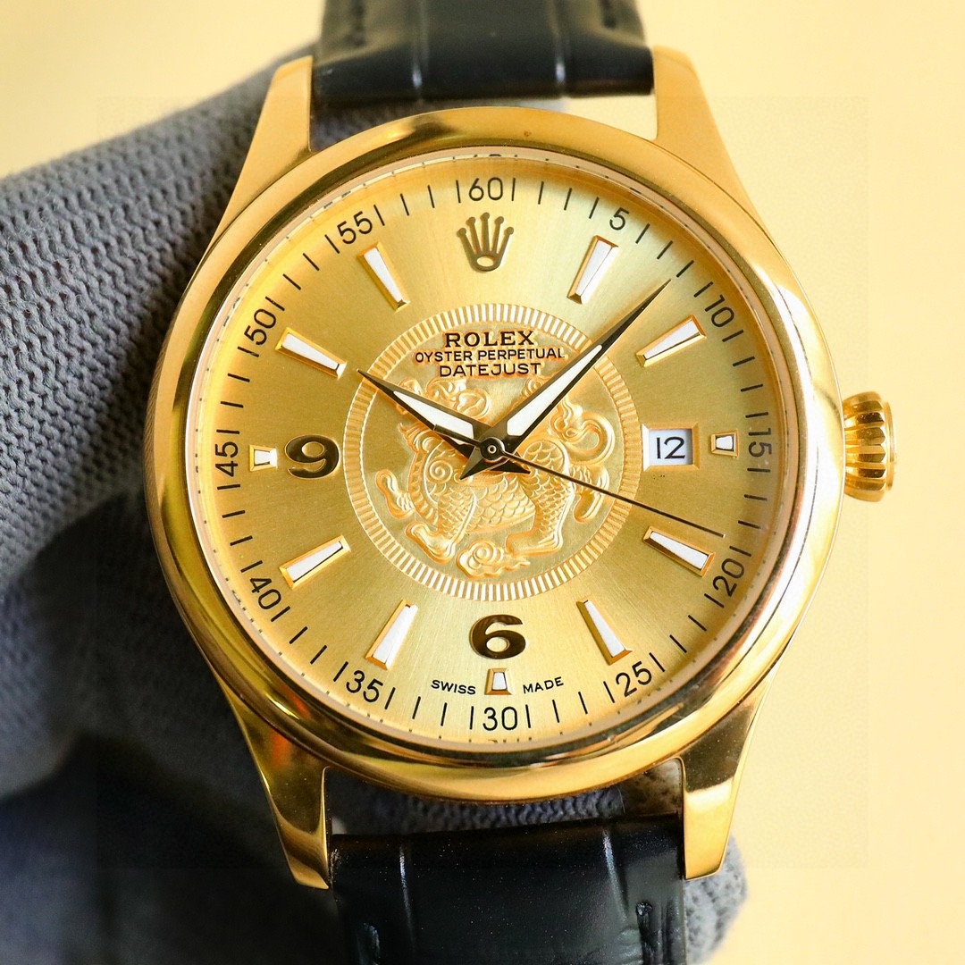 Rolex Oyster Perpetual Datejust Chinese Qilin Dial Watch, 40mm, Automatic Movement