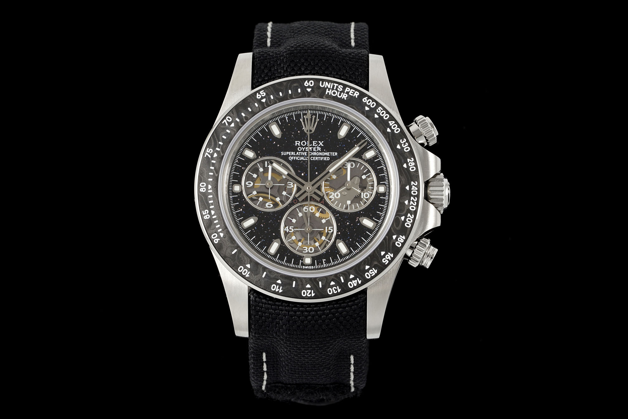 Rolex Daytona Skeleton Dial Titanium & Carbon Fiber Watch, 40mm, Automatic Movement