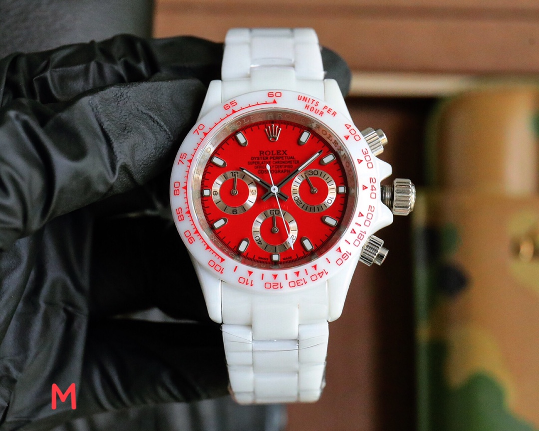 Rolex Daytona Blue Dial White Ceramic Watch, 43mm, Automatic Movement