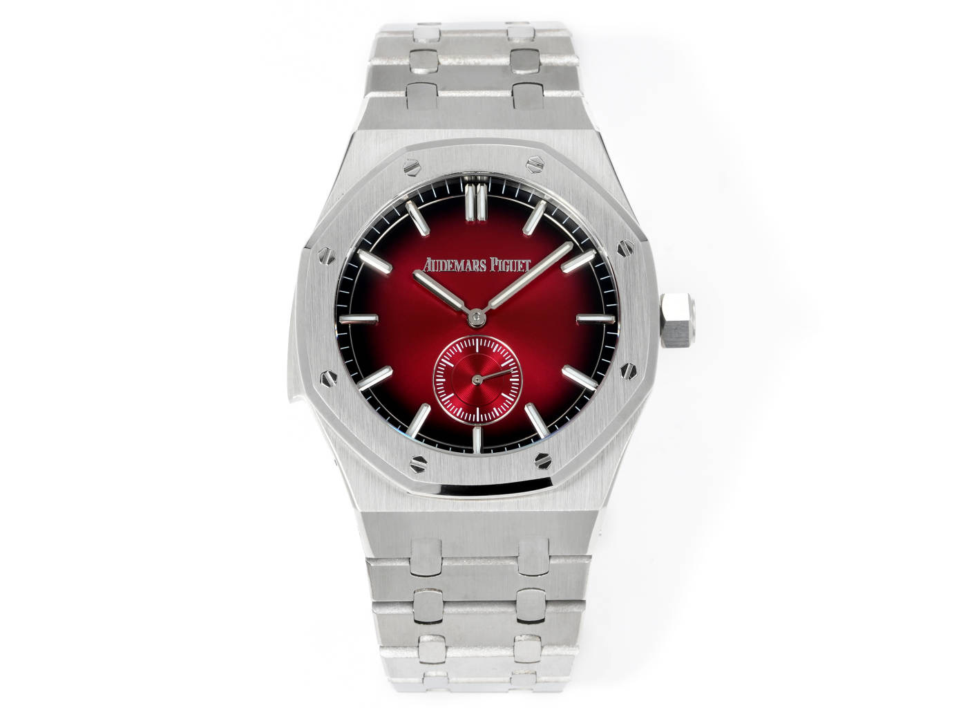 Audemars Piguet Royal Oak Red Gradient Dial Stainless Steel Watch, 41mm, Automatic Movement