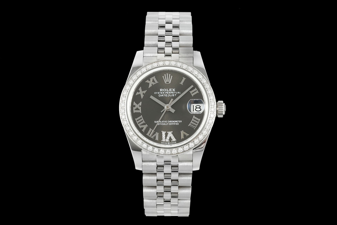 Rolex Datejust Diamond - Set Blue Dial Stainless Steel Watch, 31mm, Automatic Movement