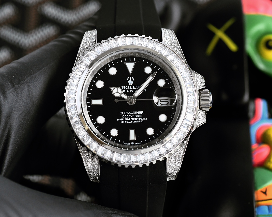 Rolex Submariner Black Dial Stainless Steel Watch, 40mm, Automatic Movement
