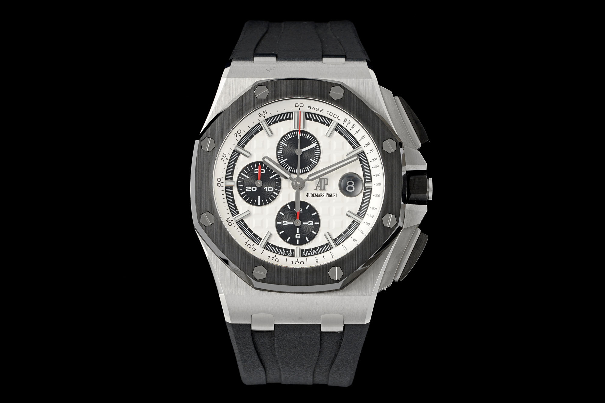Audemars Piguet Royal Oak Offshore Chronograph White Dial Stainless Steel Watch, 44mm, Automatic Movement