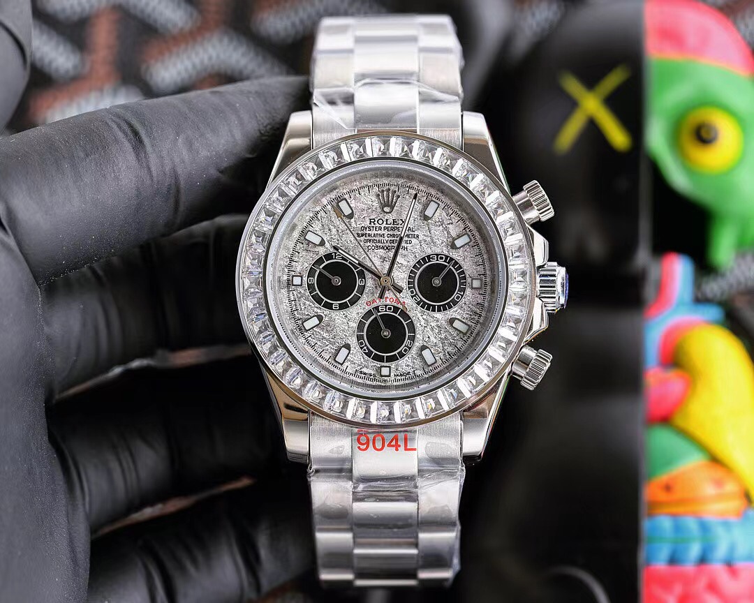 Rolex Daytona Diamond - Bezel Tiffany Blue Dial Watch, 40mm, Automatic Movement