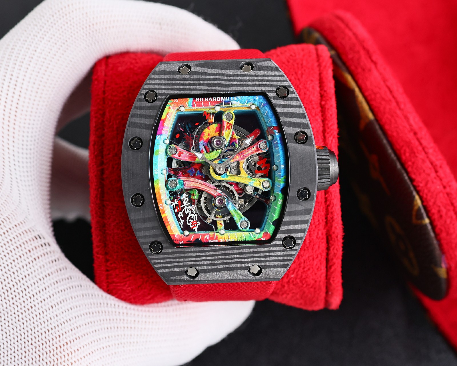 Richard Mille RM 68-01 Tourbillon Cyril Kongo (NTPT Carbon Case, Black Fabric Strap)