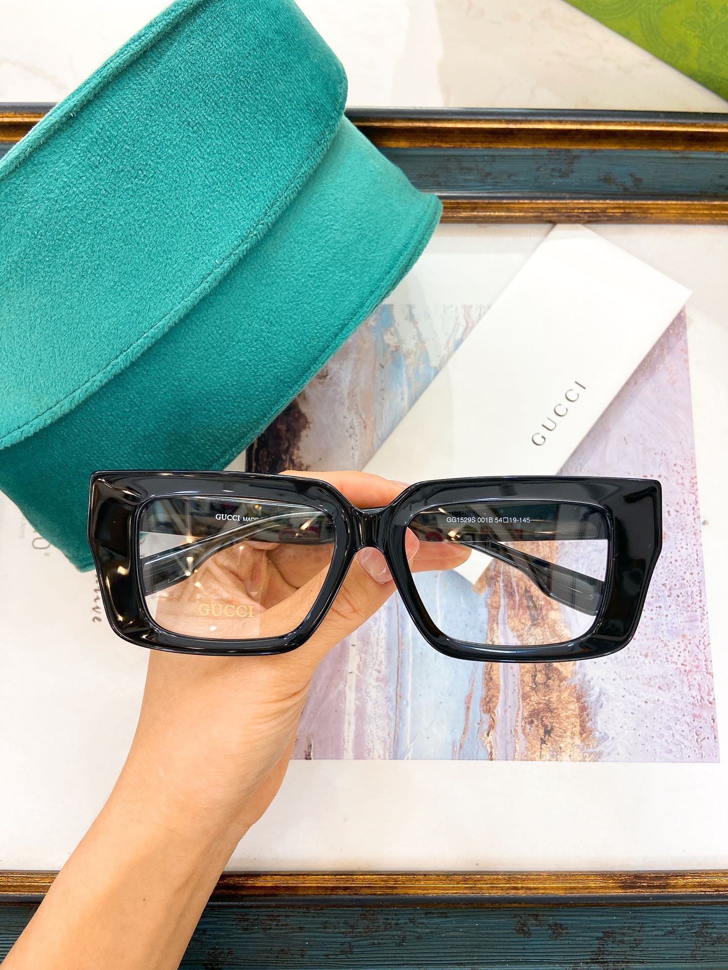 Gucci Square - Frame Optical Eyeglasses (Model: GG1083O 0018)