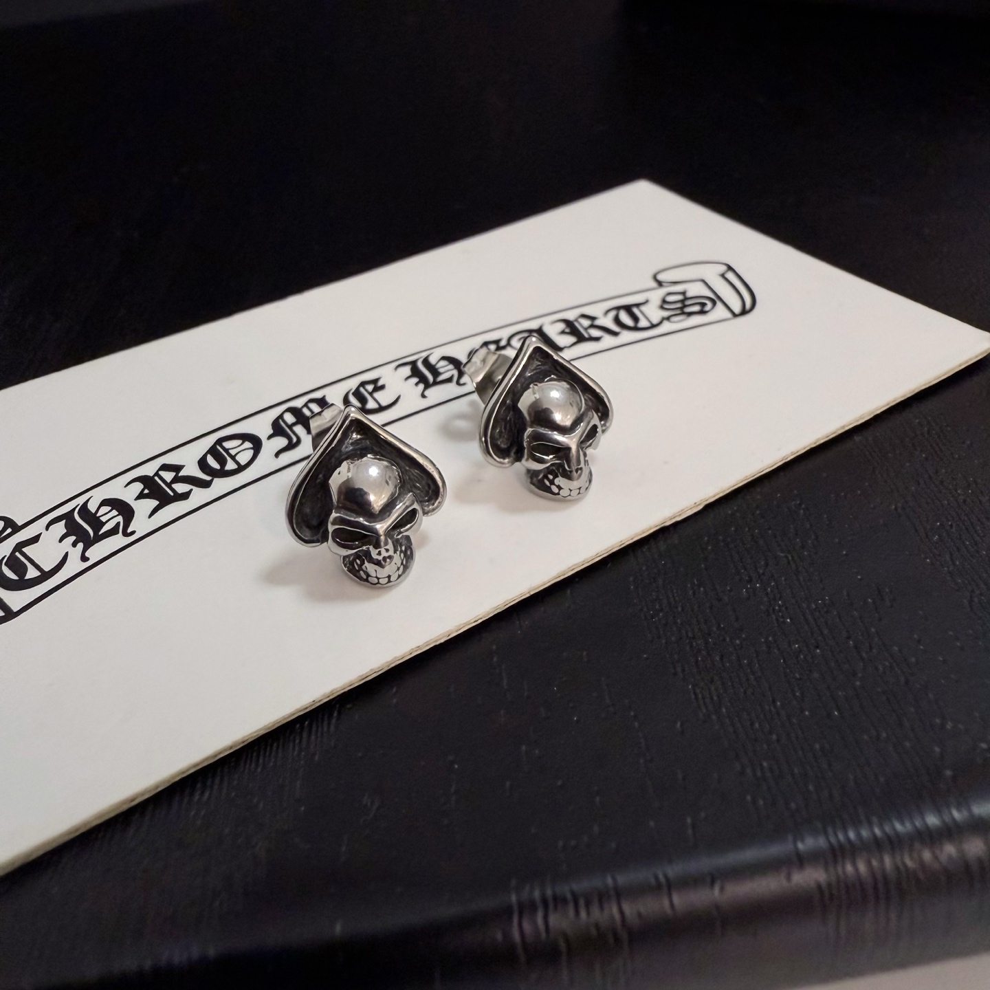 Chrome Hearts Skull - Spade Stud Earrings CH - SSE318