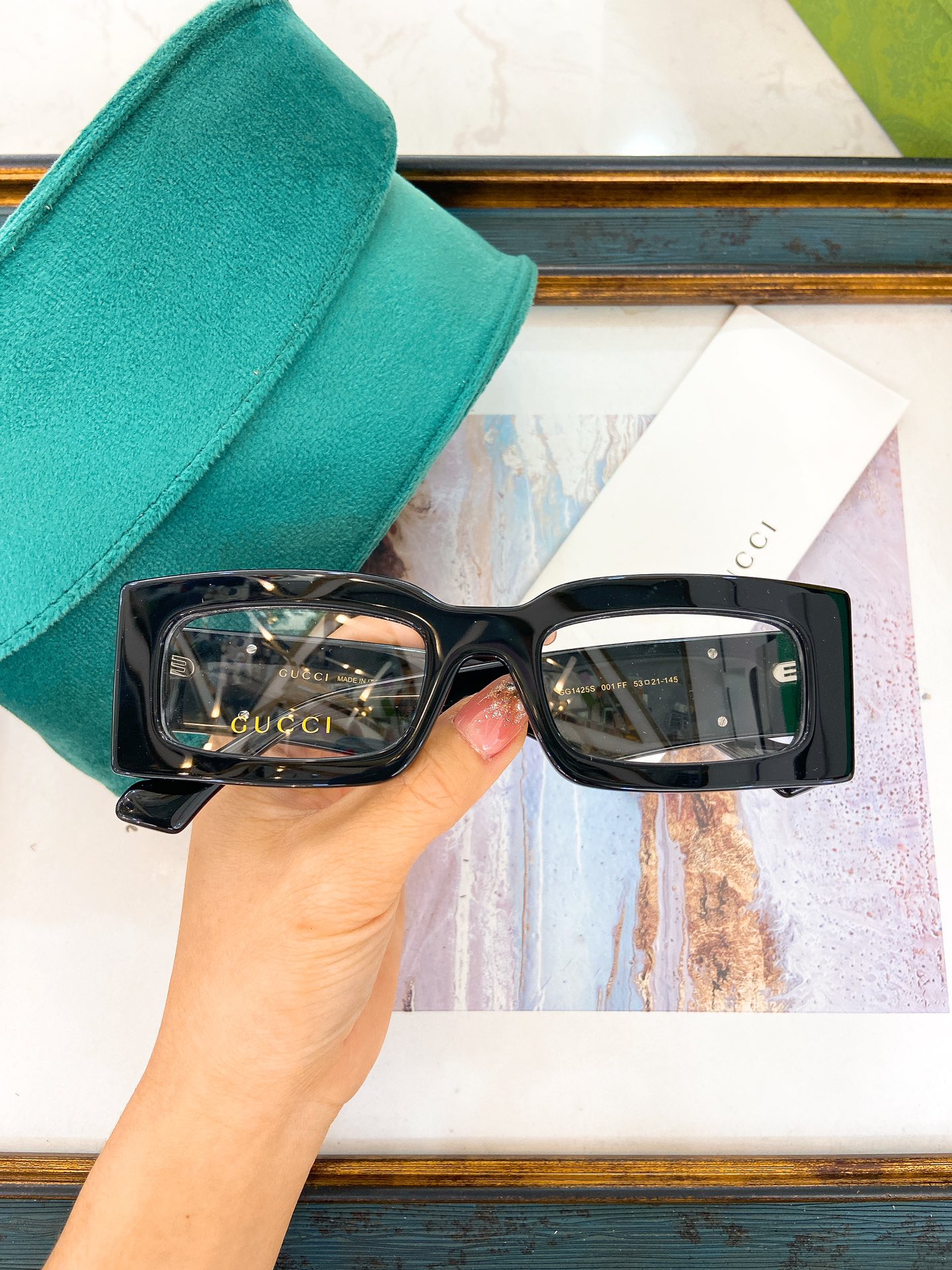Gucci Square Acetate Optical Eyeglasses - GG1120O