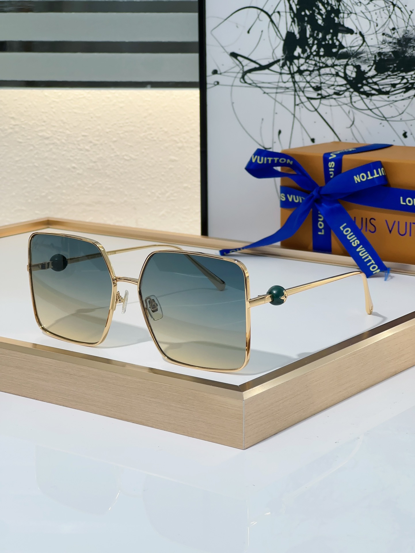 Louis Vuitton Z2960E Square Sunglasses