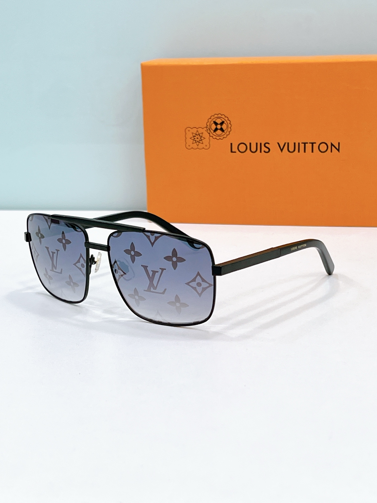 Louis Vuitton Z1999E Square Metal Sunglasses