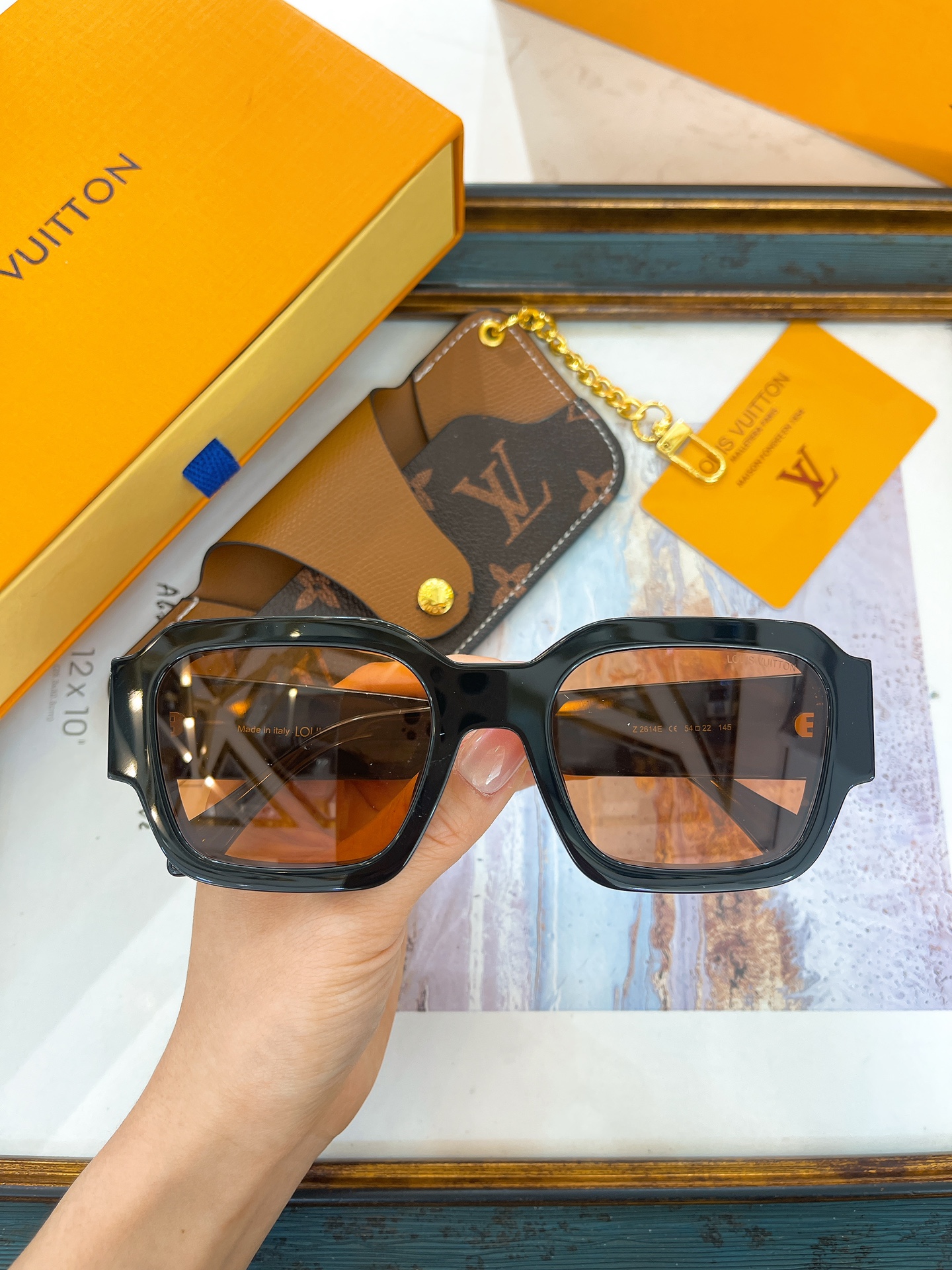 Louis Vuitton Z2001E Oversized Square Sunglasses