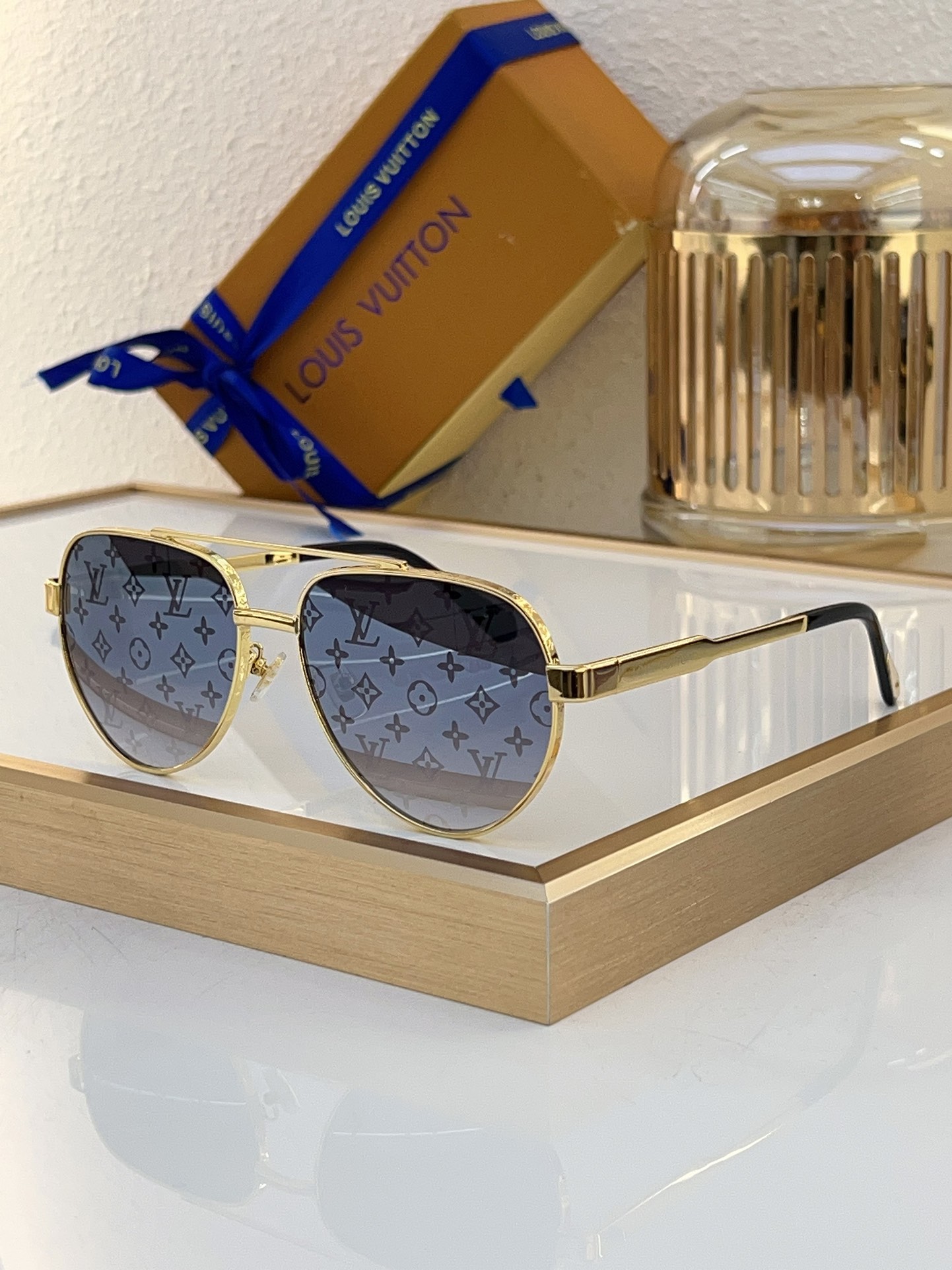 Louis Vuitton Z1648E Aviator Sunglasses